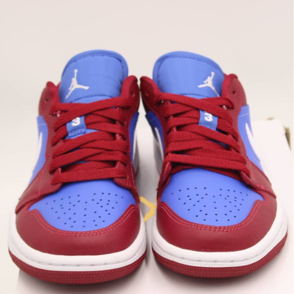 Air Jordan 1 Low Pomegranate Medium Blue Women's Size 5.5 DC0774 604 - Picture 2 of 10